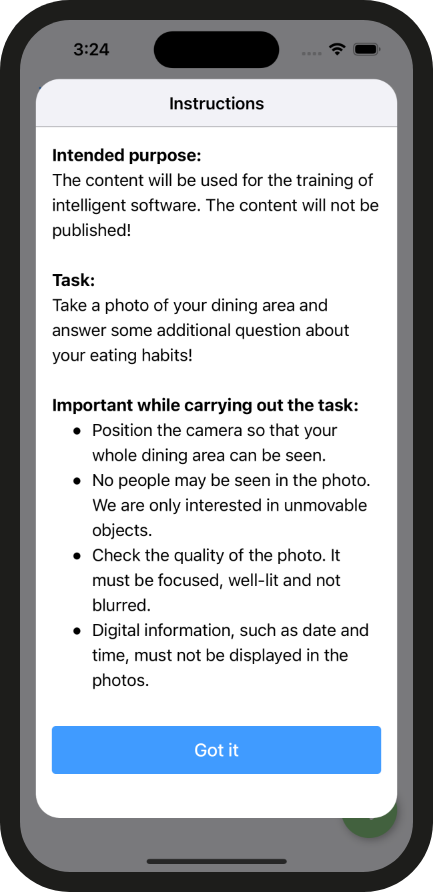 Clickworker App - ios